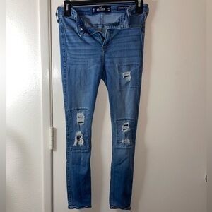 Hollister high rise jean crop legging